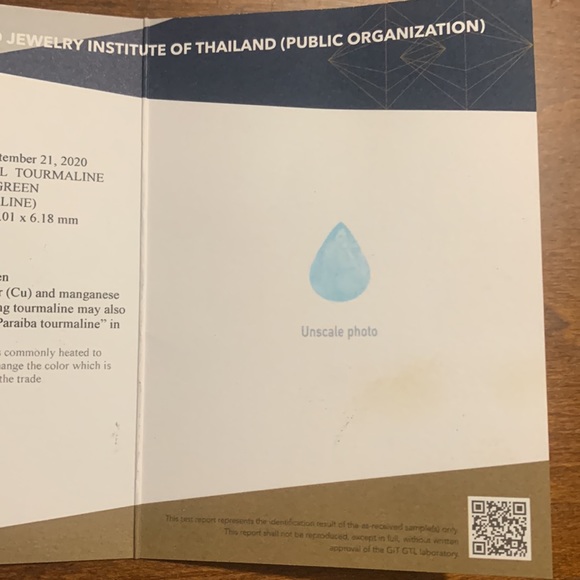 5.11CT Paraiba Tourmaline - Picture 8 of 8